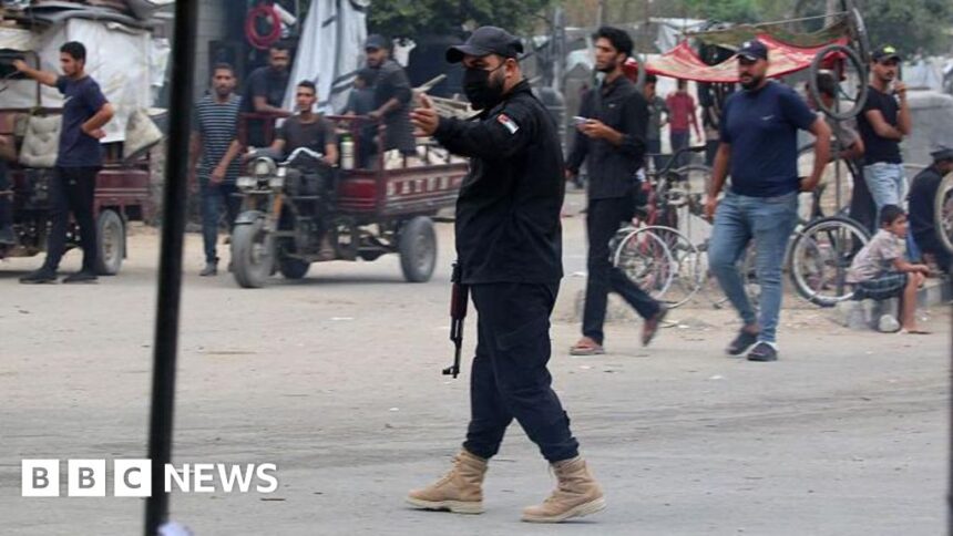 clashes erupt between hamas forces and armed clan members in gaza city 68ec15260efde