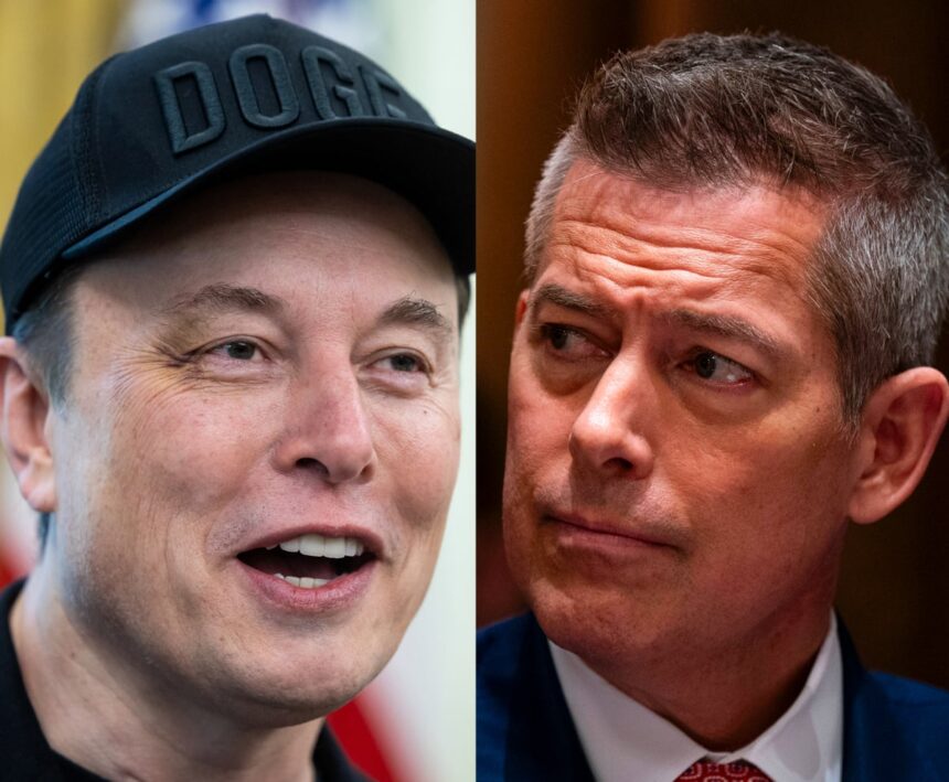 elon musk feuds with us transportation chief in social media posts 2 digit iq 68f7f7f620e83