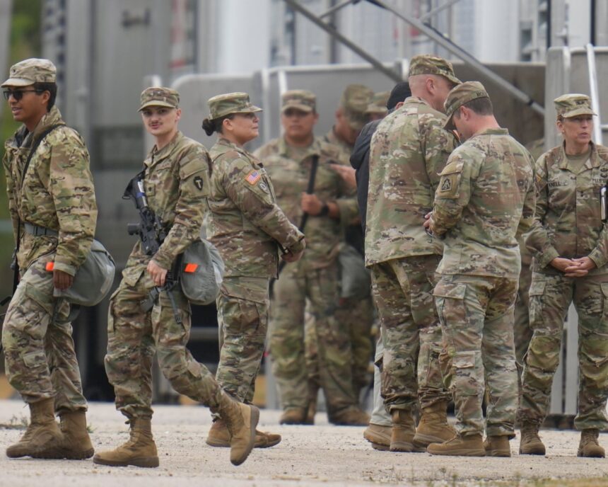 first thing national guard troops arrive in chicago as governor decries trumps military invasion 68e646aaee473