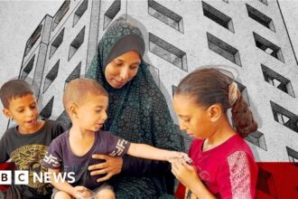 inside one battle scarred gaza building displaced families tell the story of the war 68e6a29d6d410