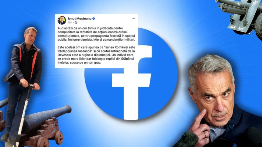mosteanu se razboieste cu georgescu pe campul de lupta al facebook ului se crede mare lider dar foloseste replici din stapanul inelelor georgescu justitia sa clarifice 68f88ca63256f