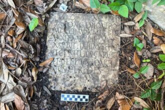 new orleans couple discovers ancient roman grave marker in their yard 68e4e39647f07