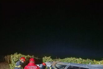 o masina a derapat si ajuns intr o vie in judetul vaslui 4 persoane au fost ranite 68e9e9aaddac9