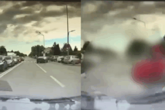 primele imagini ale cumplitului accident din capitala soferul vinovat a avut inregistrat momentul pe camera de bord a masinii 68ee327882343