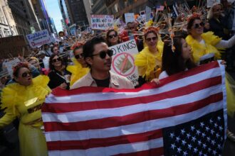 trump reposts ai generated video of plane dumping sludge on no kings protesters 68f656c699981