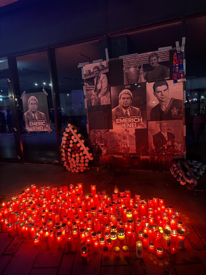 altar in ghencea pentru emeric ienei suporterii si au luat ramas bun de la marele antrenor 690bc7a35227c