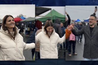 anca alexandrescu prinsa in hora in targul de la vitan alaturi de makaveli si lazarus se canta te iubesc sa moara mama 6922fc0a8369d