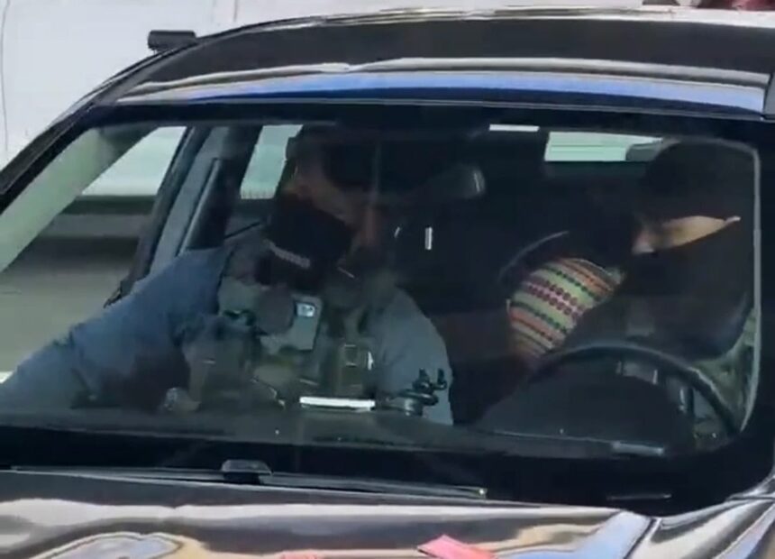 armed us immigration agents drive off with toddler after arrest of father 690c0aac56194
