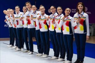 bronz pentru echipa romaniei la campionatele europene de gimnastica aerobica din azerbaidjan 6912e8367300d