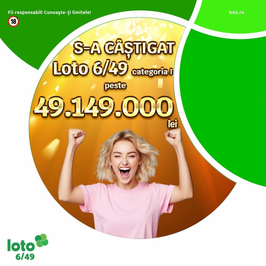 castigatorul premiului de 491 milioane lei la loto 6 49 continuati sa visati 69133d4e5290d