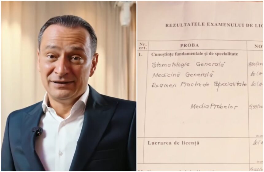 daniel baluta si a aratat diploma de licenta in medicina edilul a absolvit stomatologia cu un rezultat impresionant 690b598308ea9