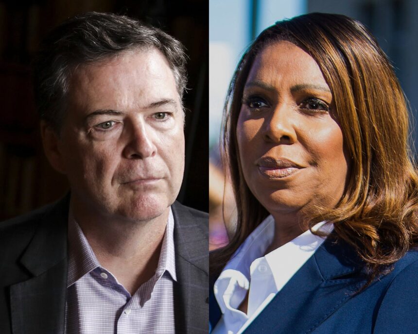 first thing us judge throws out criminal cases against james comey and letitia james 6925a4fe7d22f