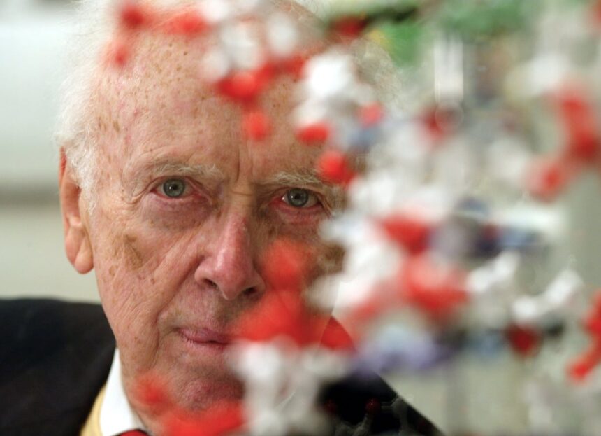 james d watson co discoverer of dnas twisted ladder structure dies aged 97 690e56fb34389