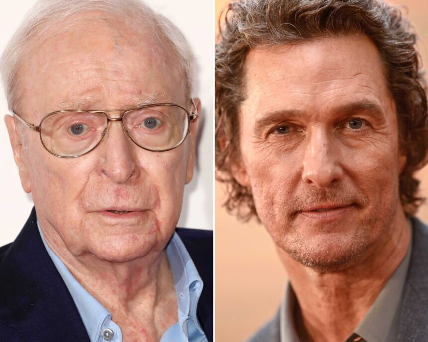 matthew mcconaughey and michael caine sign voice deal with ai company 69137f9c37b49