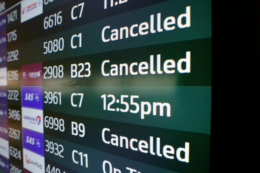 more than 1000 flights canceled on second day of cuts tied to government shutdown 690fa9944fb70