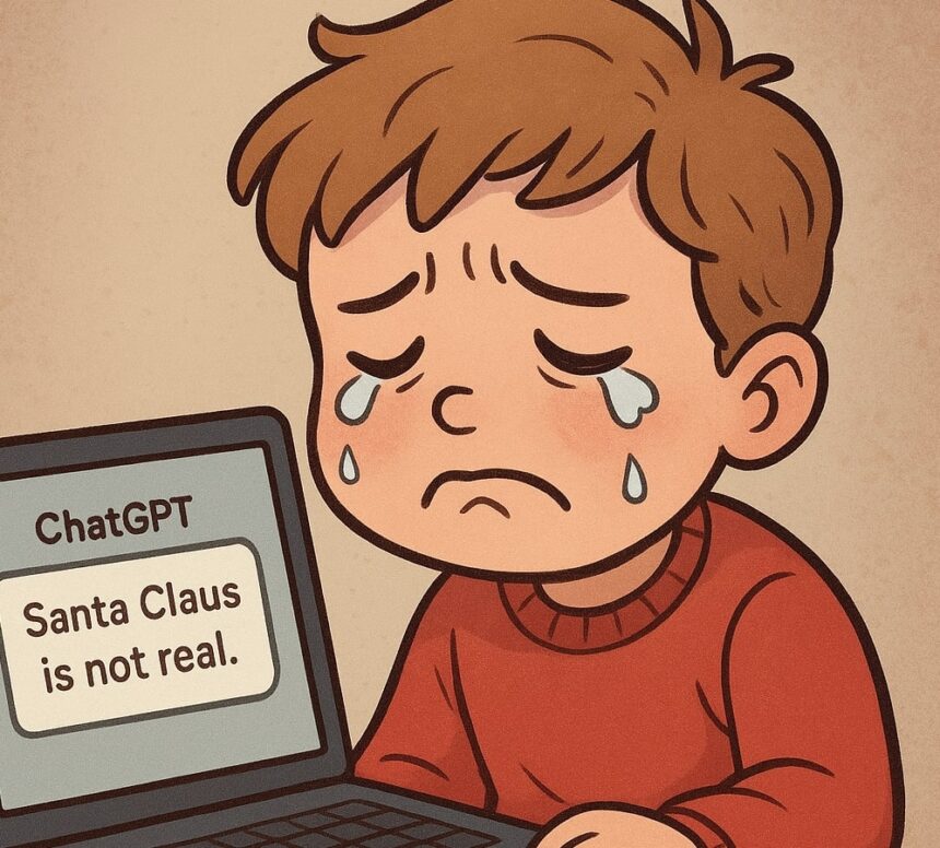 mos craciun fata cu chatgpt chatgpt ii spune copilului tau ca mos craciun nu exista ce faci ca parinte 6923372467aff