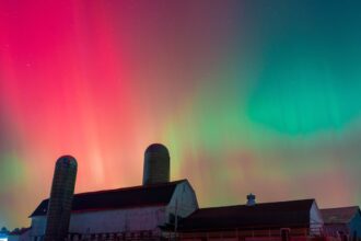 northern lights visible across us as geomagnetic storm lights up skies 6914b4ff6d063