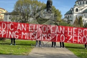 scandal urias inainte de bosnia romania interziceti romanii pe stadion un banner afisat la belgrad a starnit furie la sarajevo 6918bf8867856
