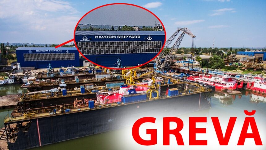 sindicalistii de la navrom galati intra in greva de avertisment protestatarii cer reluarea negocierilor colective 69218f767104d