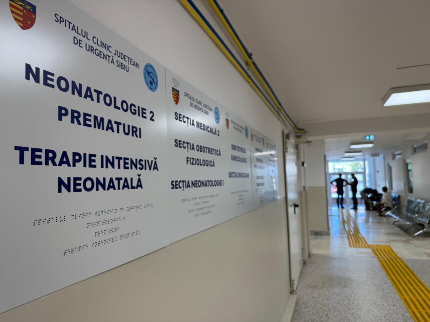 spitalul judetean de urgenta sibiu a instalat panouri informative si marcaje tactile pentru nevazatori 6915fc6ccbfef