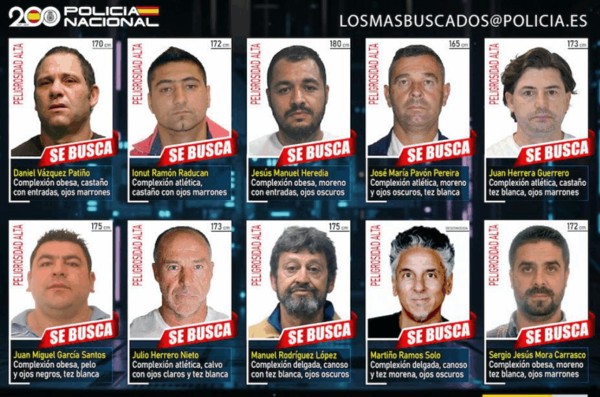 un roman pe lista celor mai cautati infractori din spania ionut raducan fugar extrem de periculos 692556e48419d