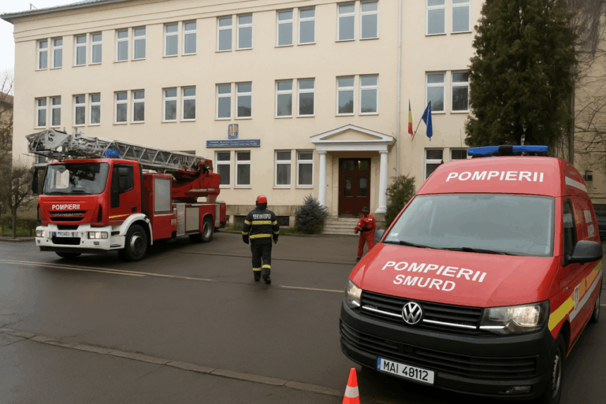 alerta la sibiu prefectura evacuata din cauza mirosului de gaz pompierii si smurd intervin de urgenta 693a82c2d6f95