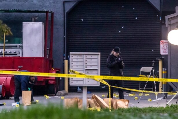 california police search for suspect who killed four including three children at family party 692cd3b070734