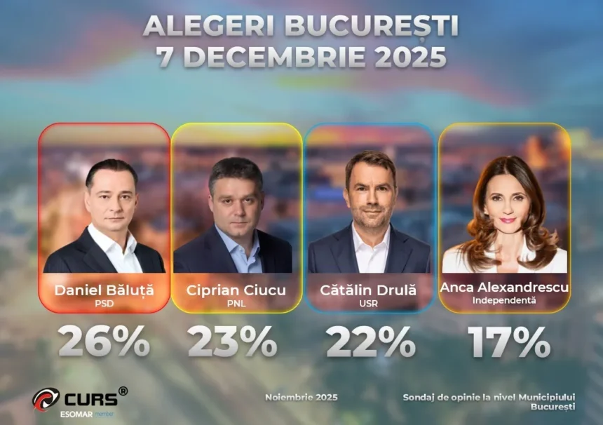 ce arata ultimul sondaj curs cu 3 zile inainte de alegerile pentru primaria capitalei 693041292ac9d