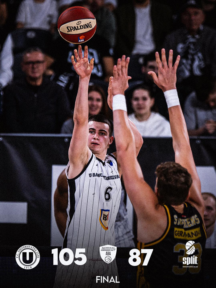 u bt cluj invinge split in aba league miron unul dintre cei mai tineri jucatori din liga cu peste 10 puncte marcate 6949c3f6d52bb