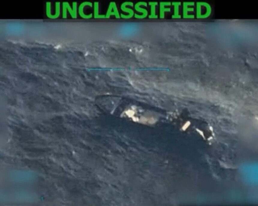 us airstrike survivors clung to boat wreckage for an hour before second deadly attack video shows 6932d3d8ce538