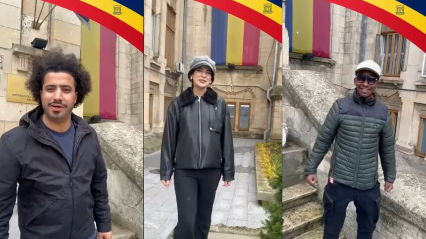 ziua nationala a romaniei studentii straini de la universitatea dunarea de jos au trimis mesaje de felicitare in limba lor 692d98f5e0978