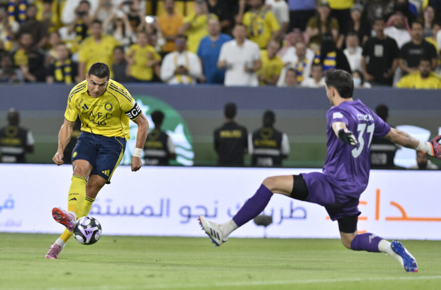 cristiano ronaldo marcheaza al 959 lea sau gol din cariera dar al nassr pierde derbiul cu al hilal 696553dd81221