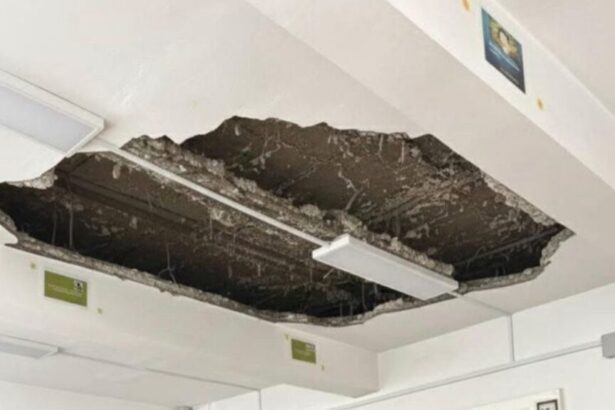 imagini revoltatoare la colegiul mihail sturza din iasi tavan prabusit intr o sala de clasa 6966694692930