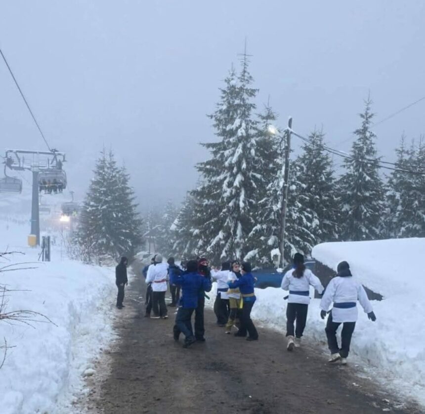judo pe zapada alina dumitru si a dus copiii pe care i antreneaza intr un cantonament montan de neuitat 6964d5f512d6f
