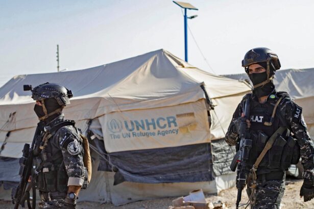 kurdish forces withdraw from is detention camp in north east syria 696faab344783