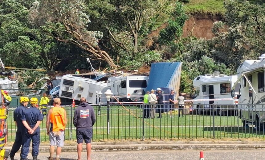 new zealand storms people missing after landslide hits campsite as minister compares east coast to war zone 6971d057e5c58