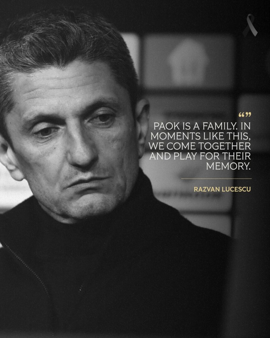 paok in fata meciului cu lyon dupa tragedia din timis razvan lucescu jucam in memoria lor 697a73a5364d5