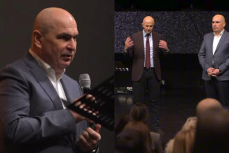 scena inedita la oradea cu ilie bolojan pe scena oamenii de la biserica baptista speranta au inaltat o rugaciune pentru intelepciunea lui bolojan doamne ma rog in mod sp 6964945b34a12