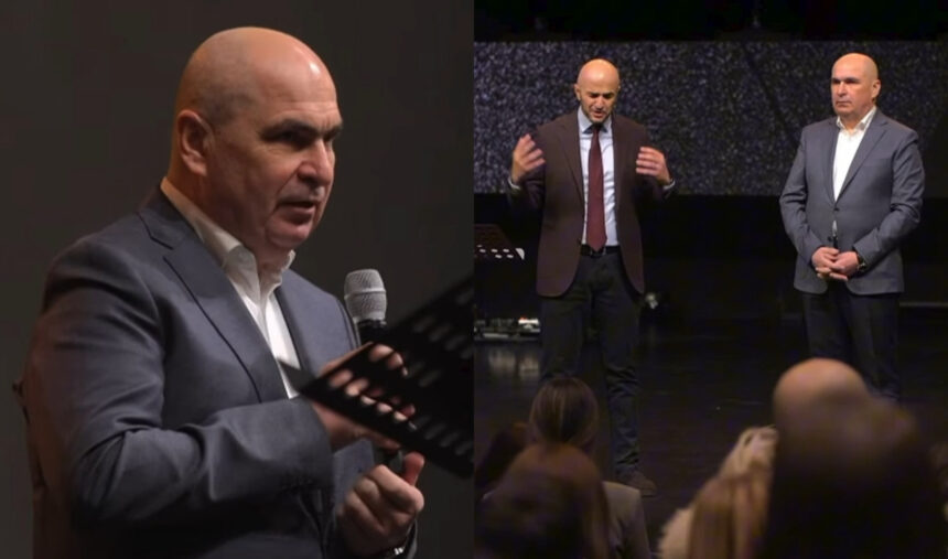 scena inedita la oradea cu ilie bolojan pe scena oamenii de la biserica baptista speranta au inaltat o rugaciune pentru intelepciunea lui bolojan doamne ma rog in mod sp 6964945b34a12