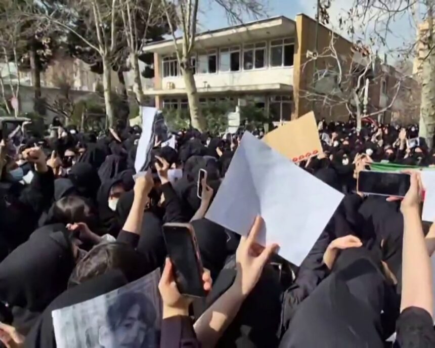 armed police flood irans universities to crush student protests 699df766aaef2