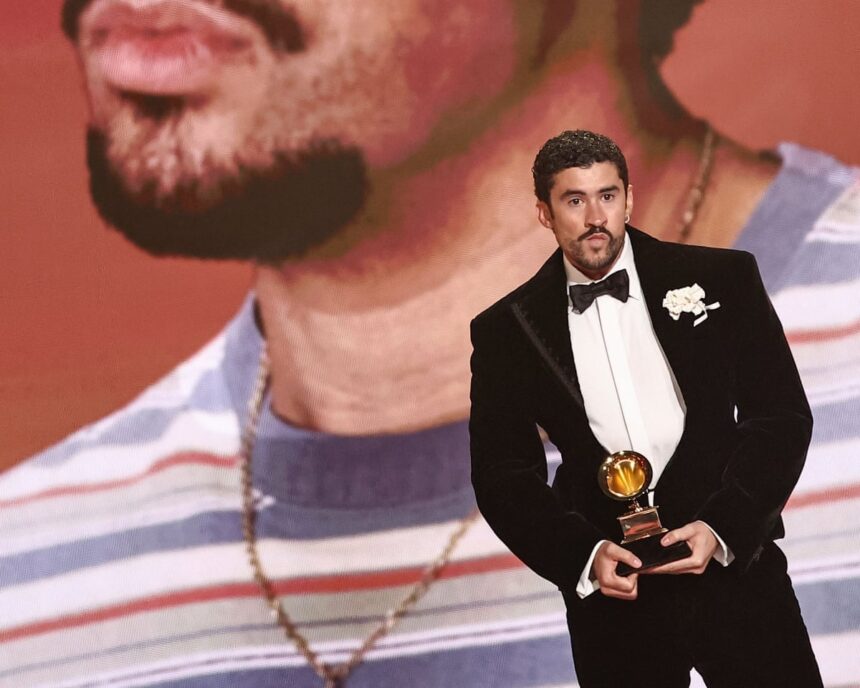 bad bunny and kendrick lamar win big in grammys ceremony filled with anti ice sentiment 698031d50df63