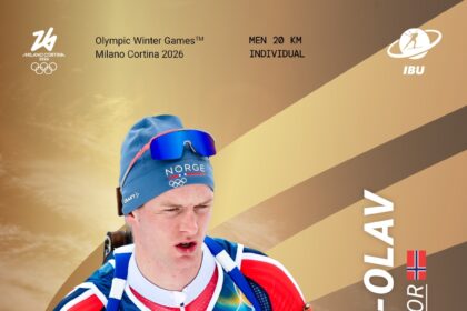 milano cortina 2026 johan olav botn cucereste aurul la biatlon 20 km george buta in top 40 698b481846f3a