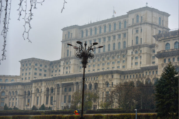 palatul parlamentului iluminat in verde albastru si magenta pentru a marca ziua internationala a bolilor rare 699ed7fda6d25