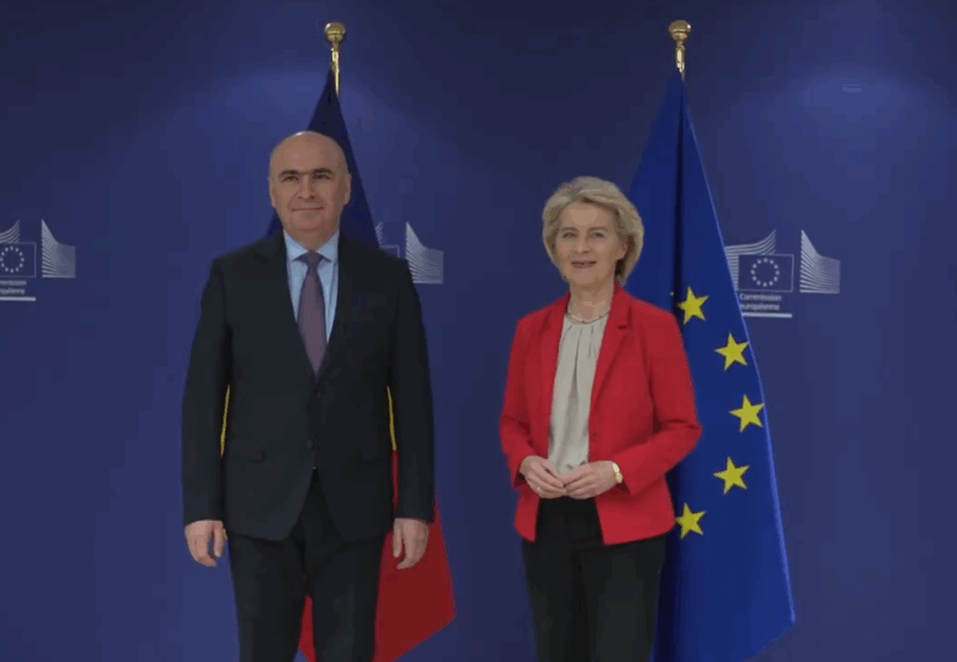 premierul ilie bolojan a avut o intrevedere la bruxelles cu ursula von der leyen pnrr si safe pe agenda discutiilor 69a061cddc9f9