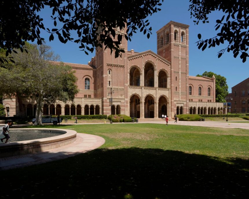 us justice department sues ucla over alleged antisemitism amid pro palestinian protests 699e42b7146a5
