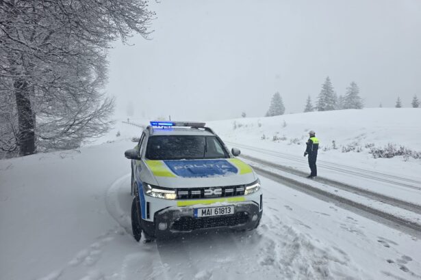 viscol la ranca politia a instalat filtru rutier cine nu are lanturi si 4x4 nu trece 69956b01c5208