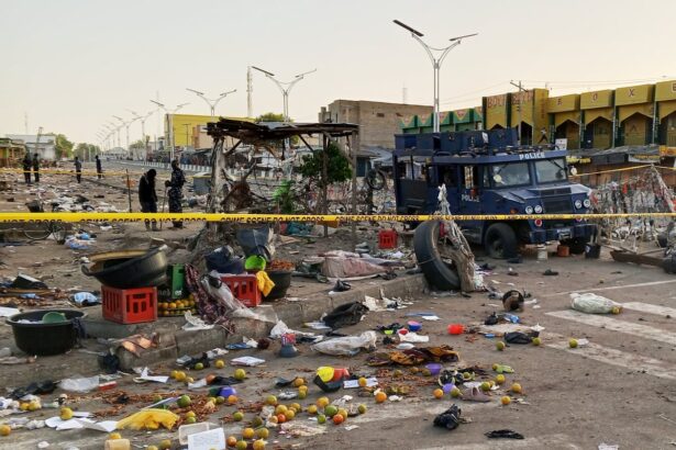 at least 23 people killed in suspected suicide attacks in north eastern nigeria 69b9676b6ee52