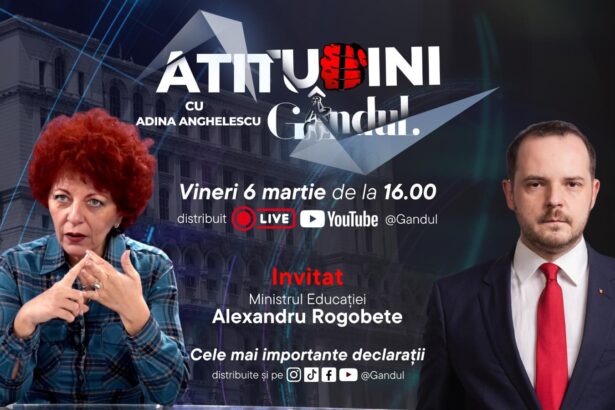 atitudini noua emisiune gandul incepe vineri ora 1600 invitat alexandru rogobete ministrul sanatatii 69a88a33a80b9