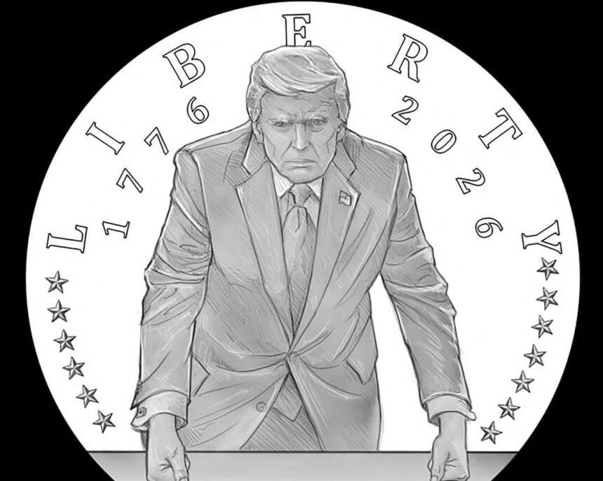 design for commemorative trump coin in 24 karat gold approved by appointees 69bc82c9d35b2