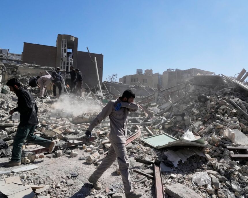 first thing conflict spirals in middle east as ngo says at least 700 iranian civilians killed 69a6ddebadd66